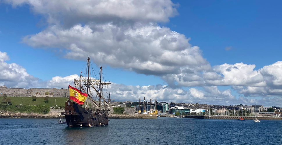 El Galeon in Plymouth Sound